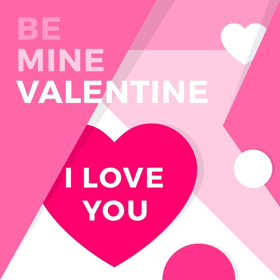 valentine day card vector