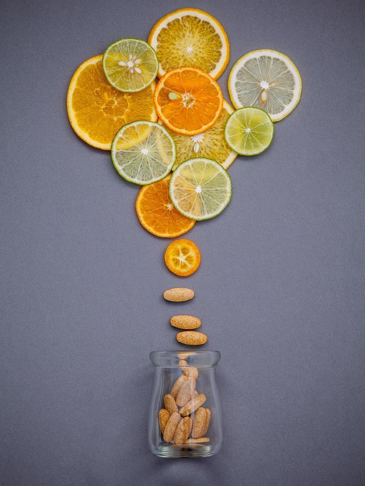 concepto de vitamina c foto