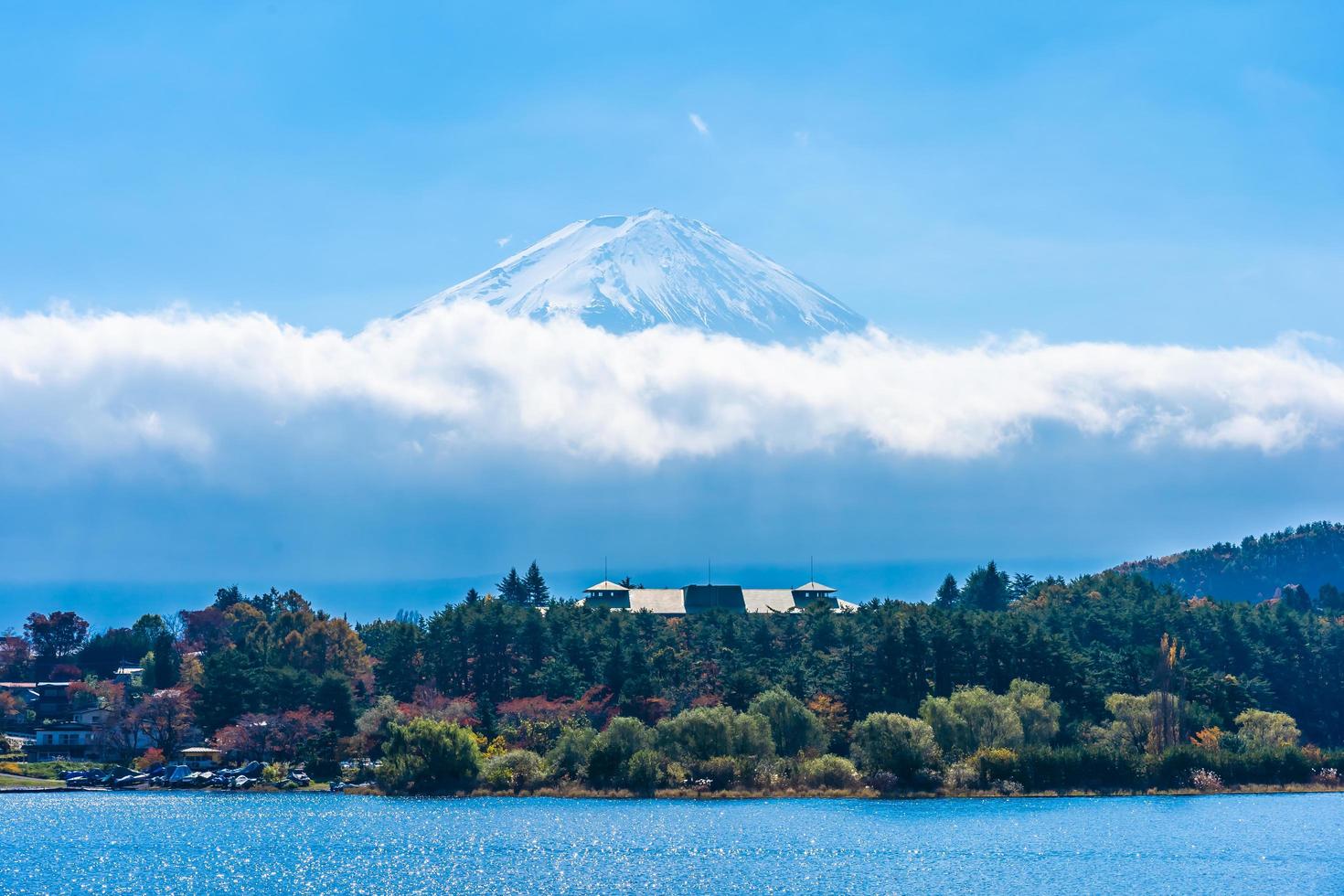 Landscape at Mt. Fuji in Japan in autumn photo