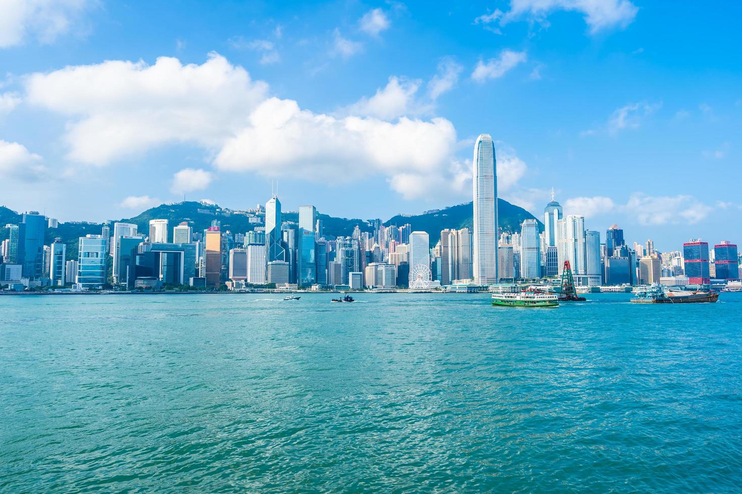 Cityscape of Hong Kong city, China photo