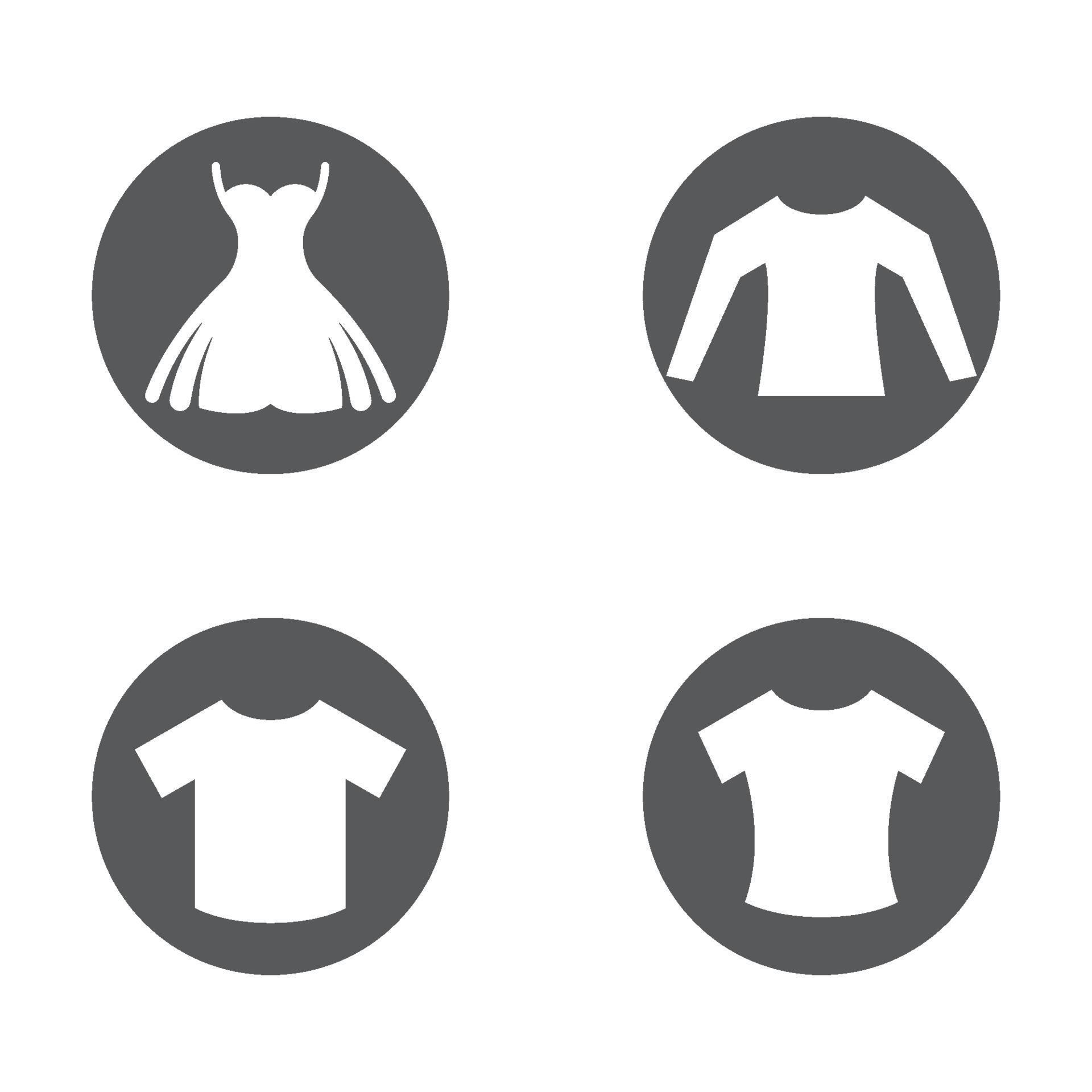 Clothes logo images illustration set 2033265 Vector Art at Vecteezy