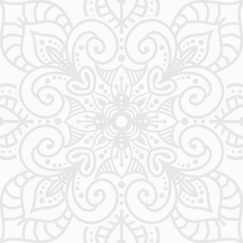 Flower Mandala. Vintage decorative elements. Oriental pattern, vector illustration.