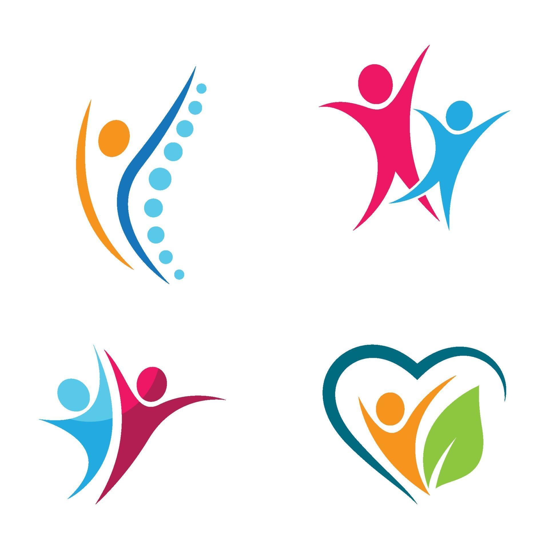 Wellness logo images design set 2033332 Vector Art at Vecteezy