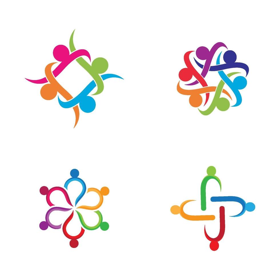 Teamwork logo images vector