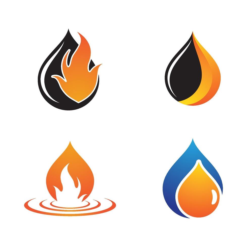 Oil and gas logo images vector