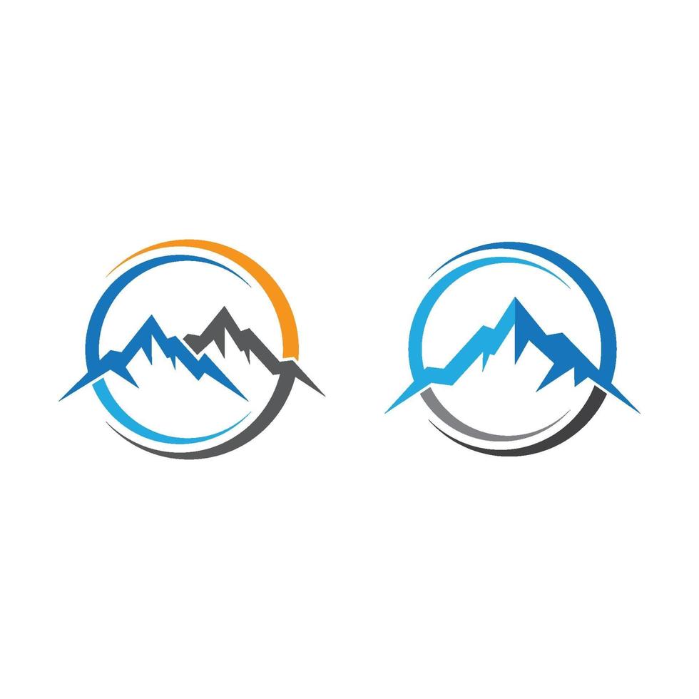 Mountain logo images vector