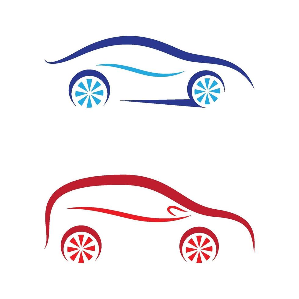 Ilustración de imágenes de logo de coche vector