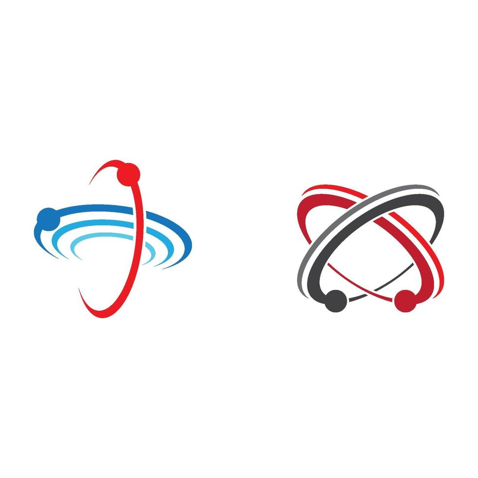 Global tech logo design vector