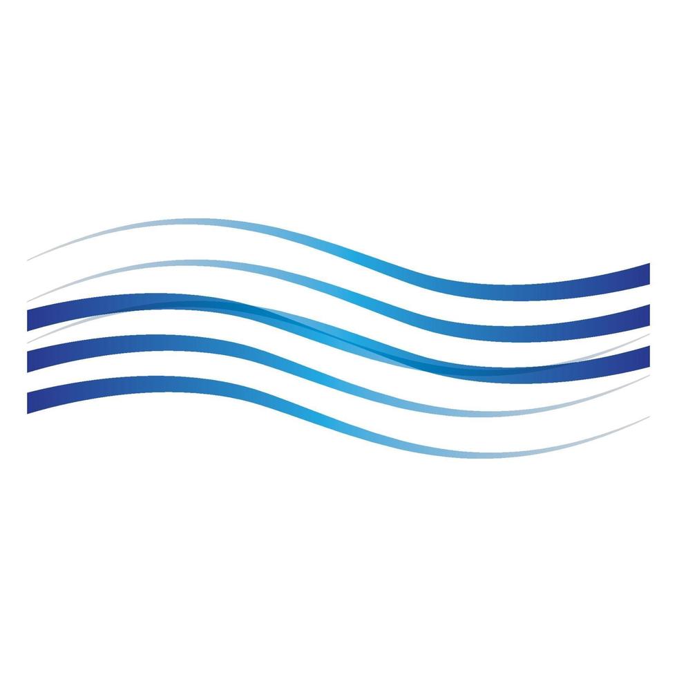 Wave line images vector