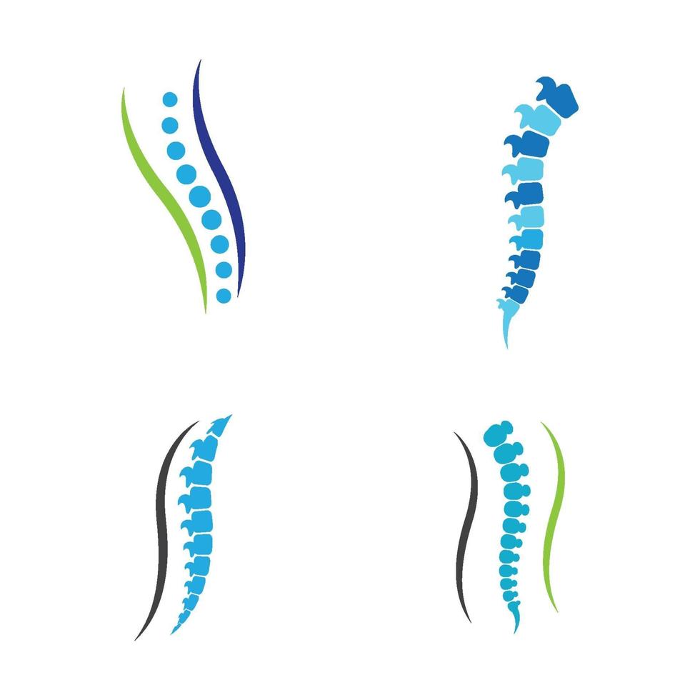 imágenes de la columna vertebral vector