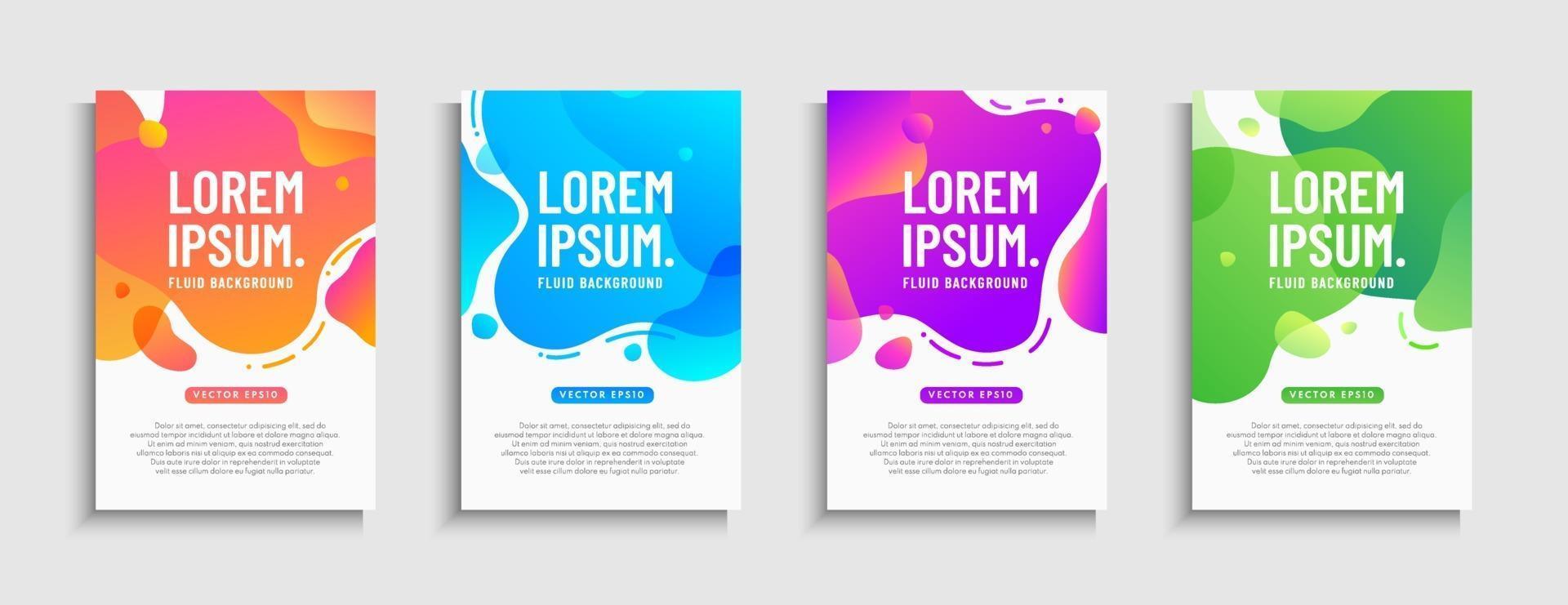 Abstract dynamic modern fluid mobile sale banner set. Sale banner trendy gradient template design, Super sale special offer collection. Vector illustration