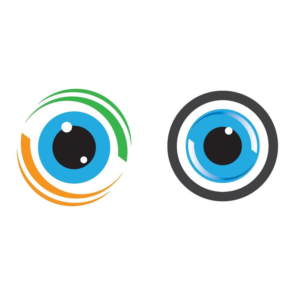 Eye care logo images vector