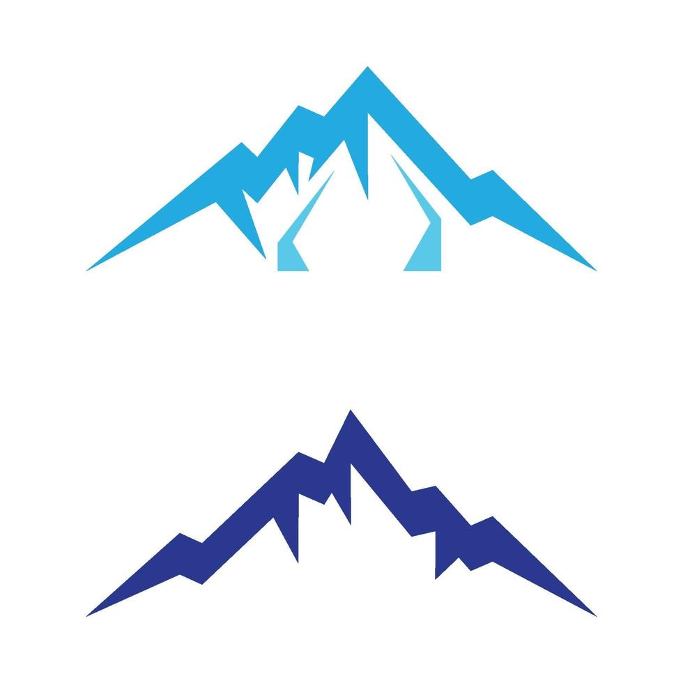 imagenes de logo de montaña vector