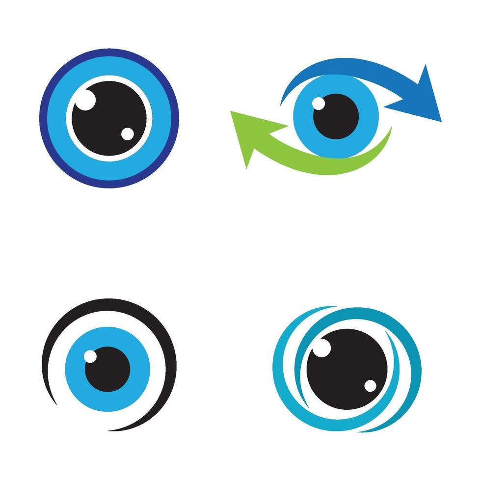 Eye care logo images vector