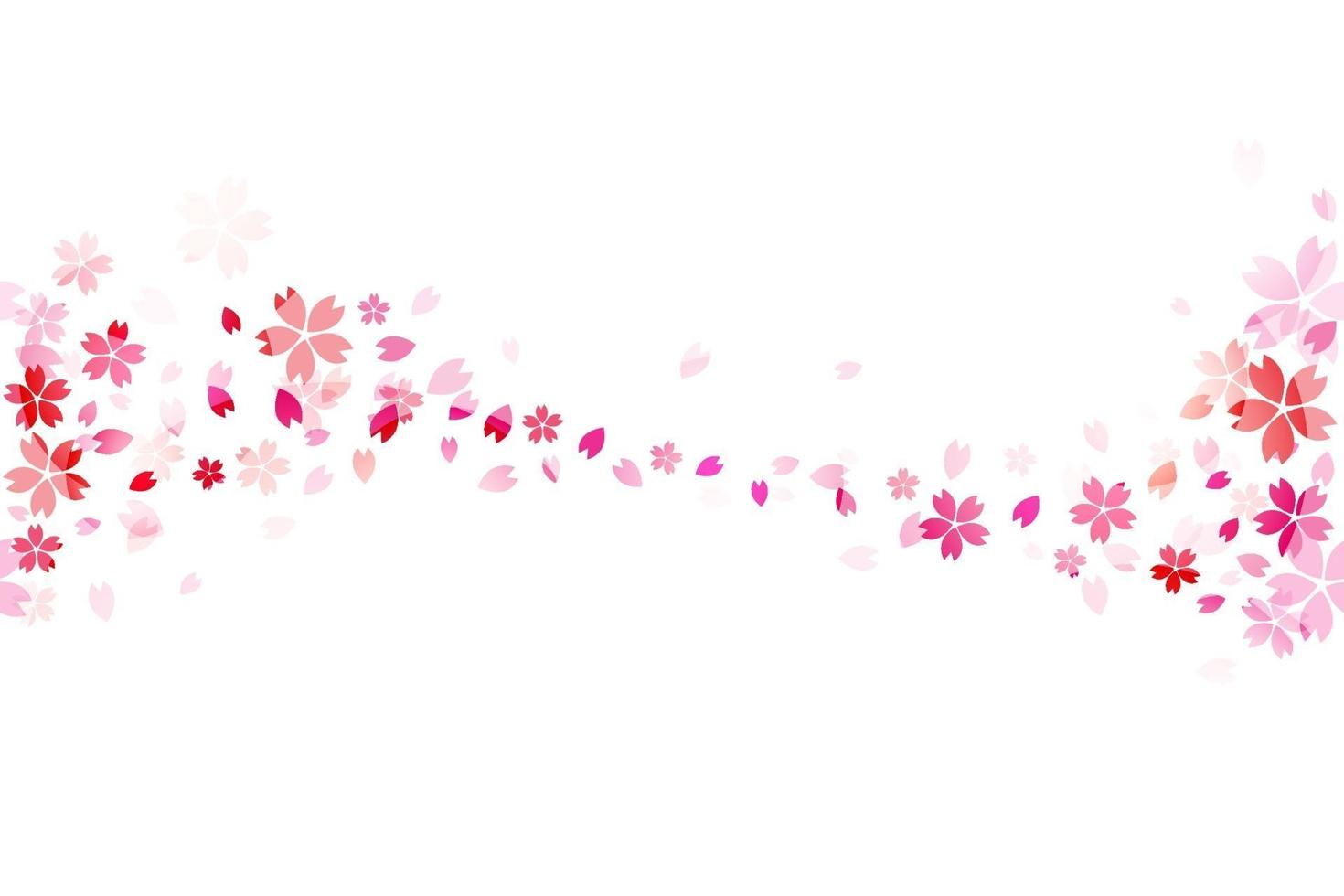 Japanese sakura seamless wallpaper. vector