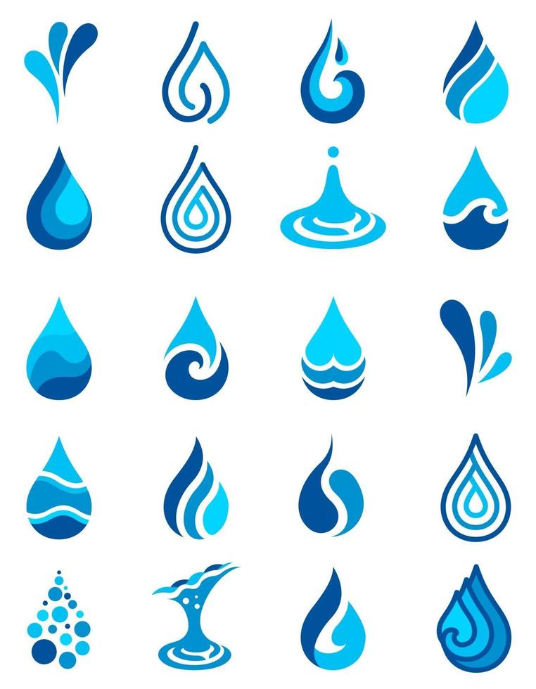 Water icon vector. vector