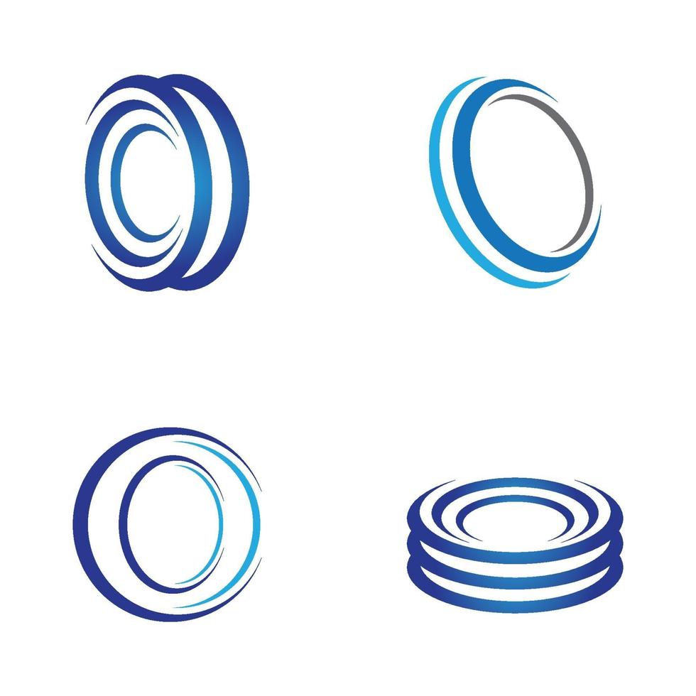 Circle logo design vector