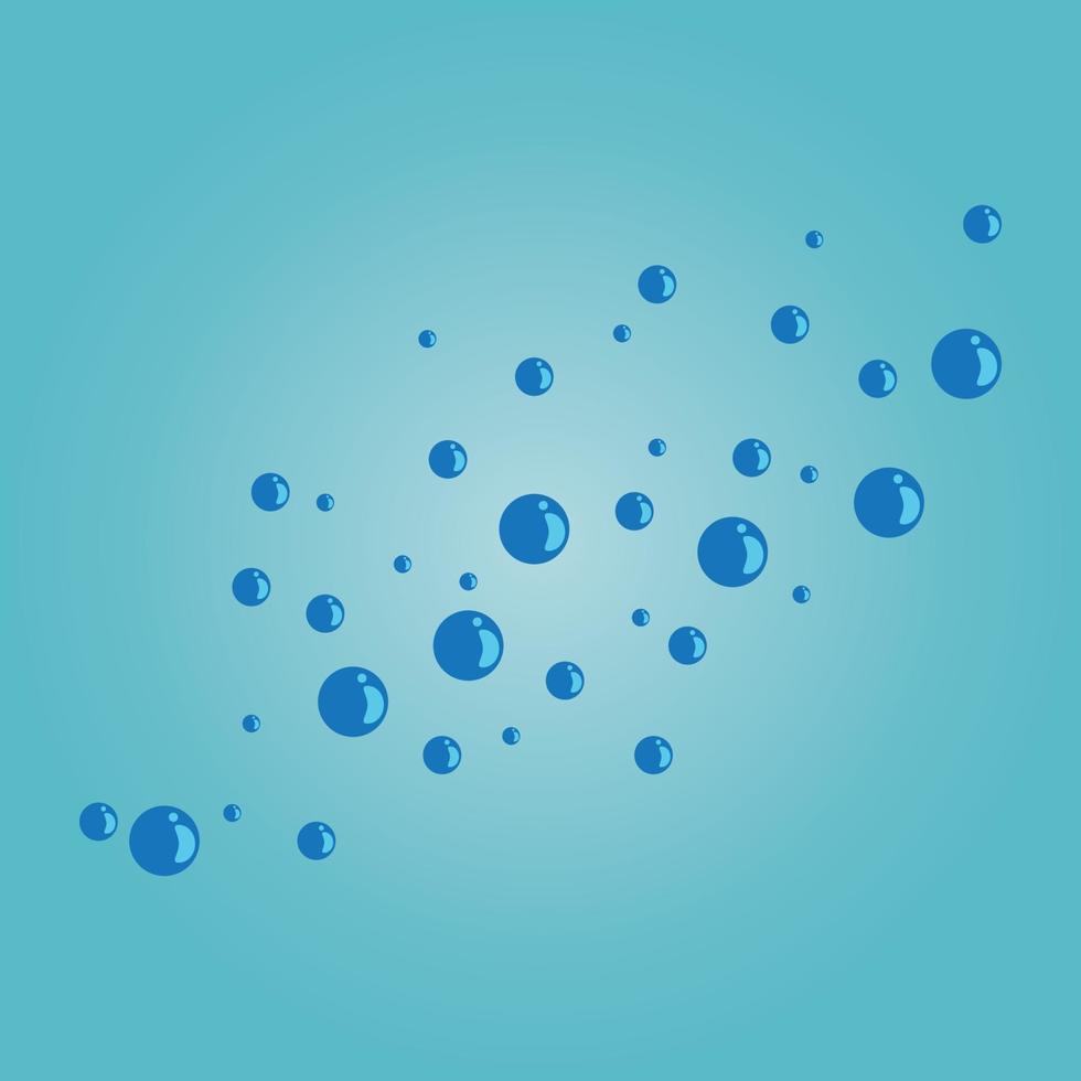 Water bubble images illustration vector