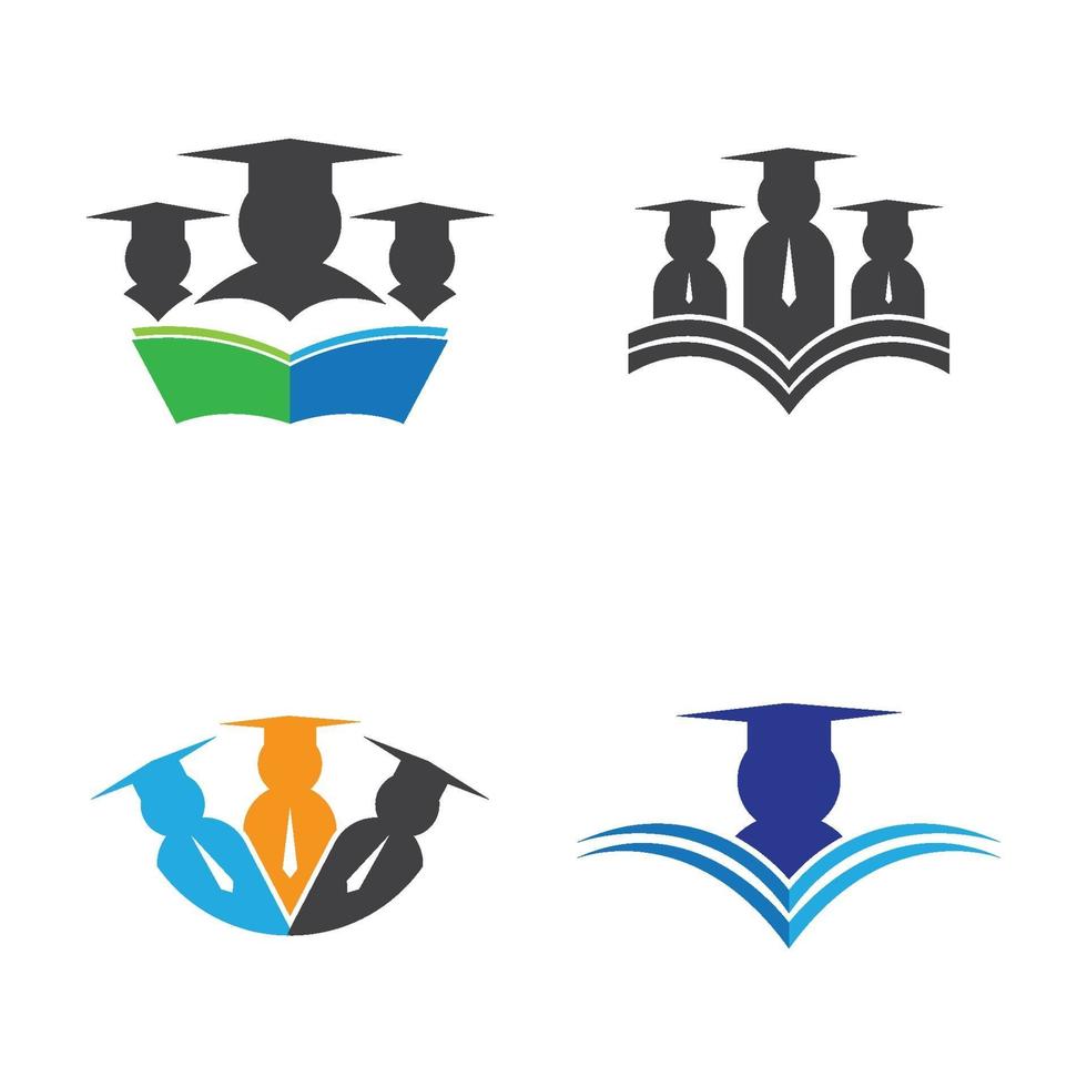 Education logo design vector