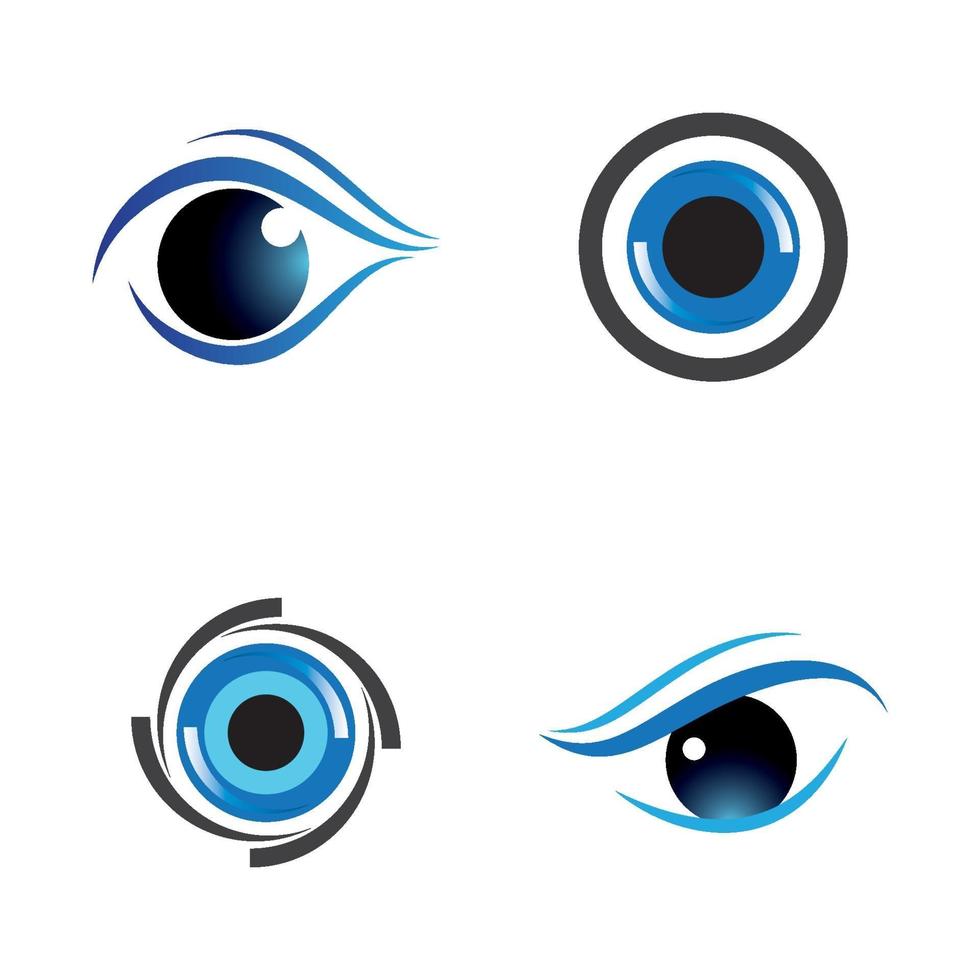 imágenes de logo cuidado de ojos vector