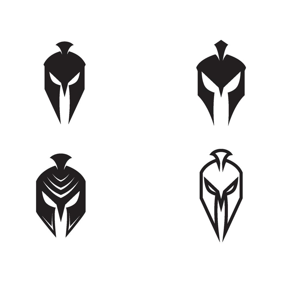 Spartan logo images illustration vector