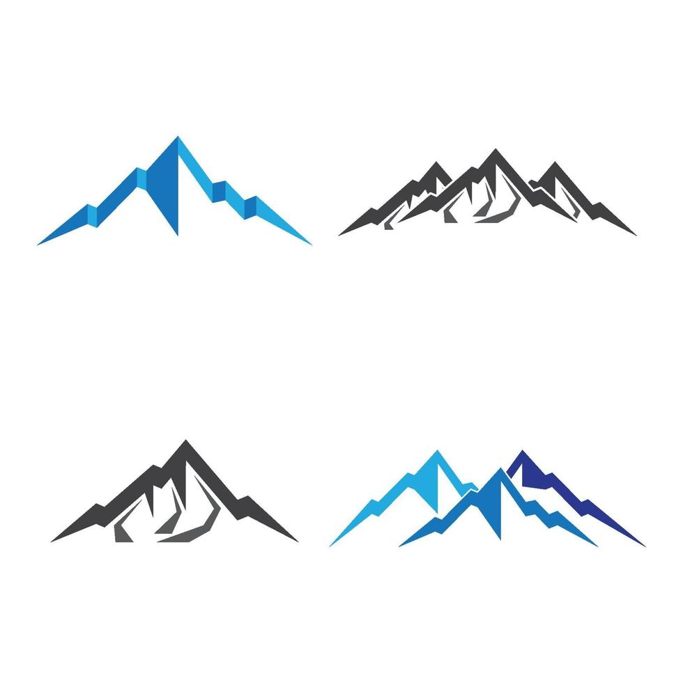 Mountain logo images vector