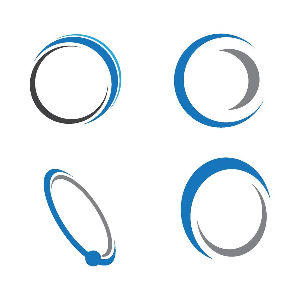 Circle logo design vector