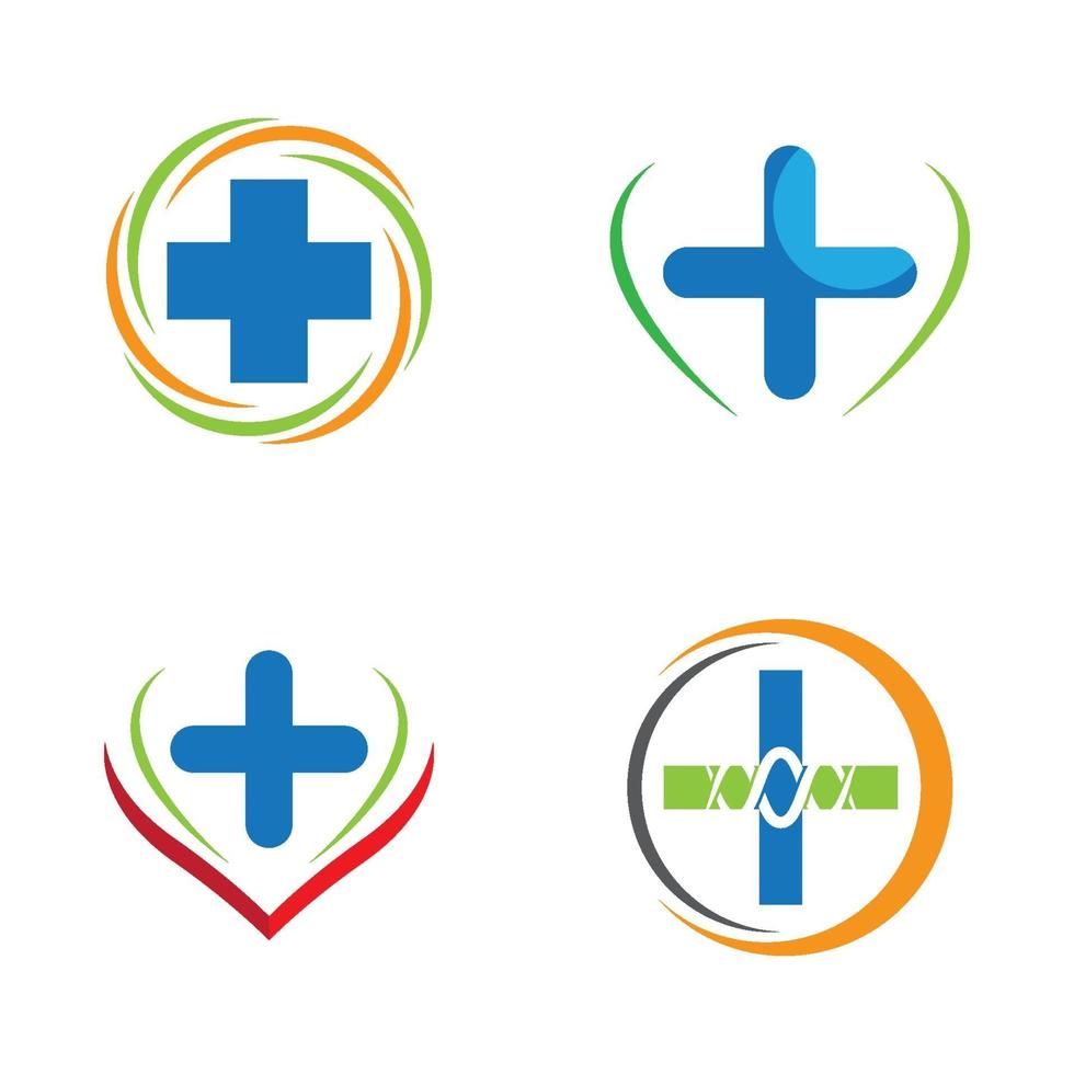 Medical care logo images vector