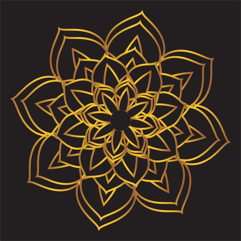 Mandala Round Ornament Pattern vector