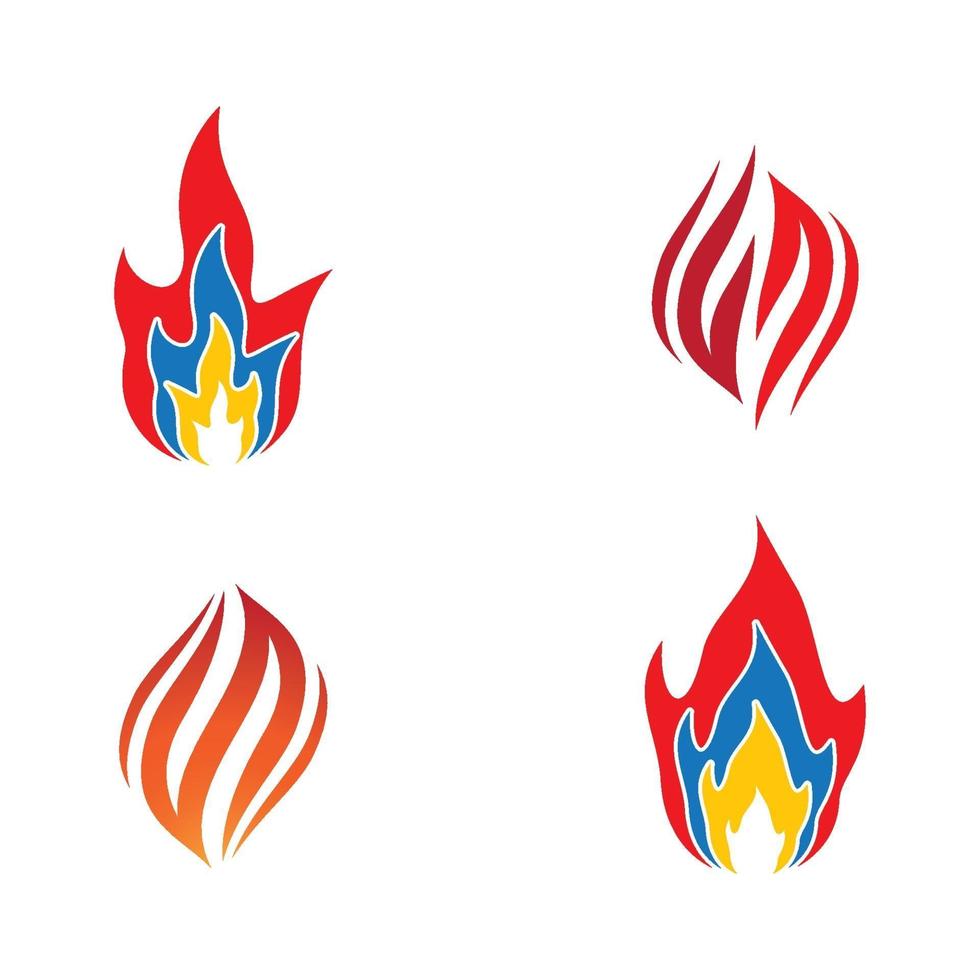 Fire logo images vector