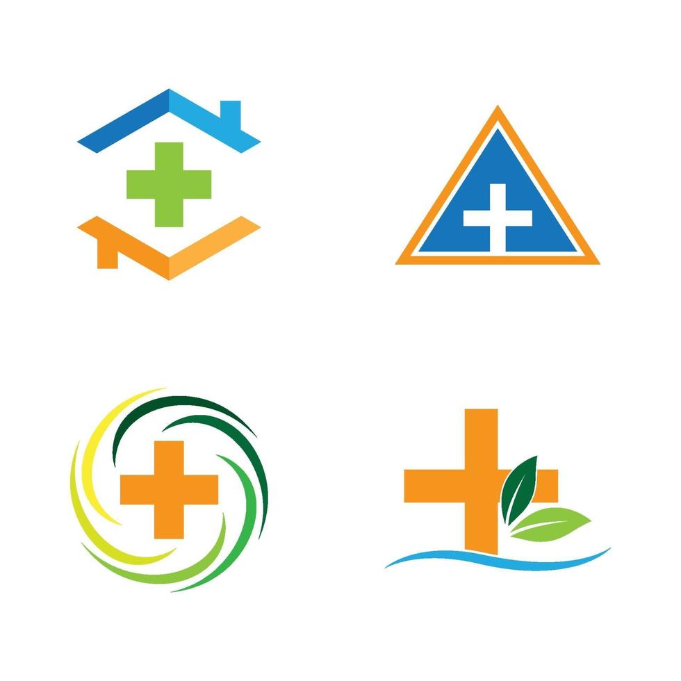 Medical care logo images vector