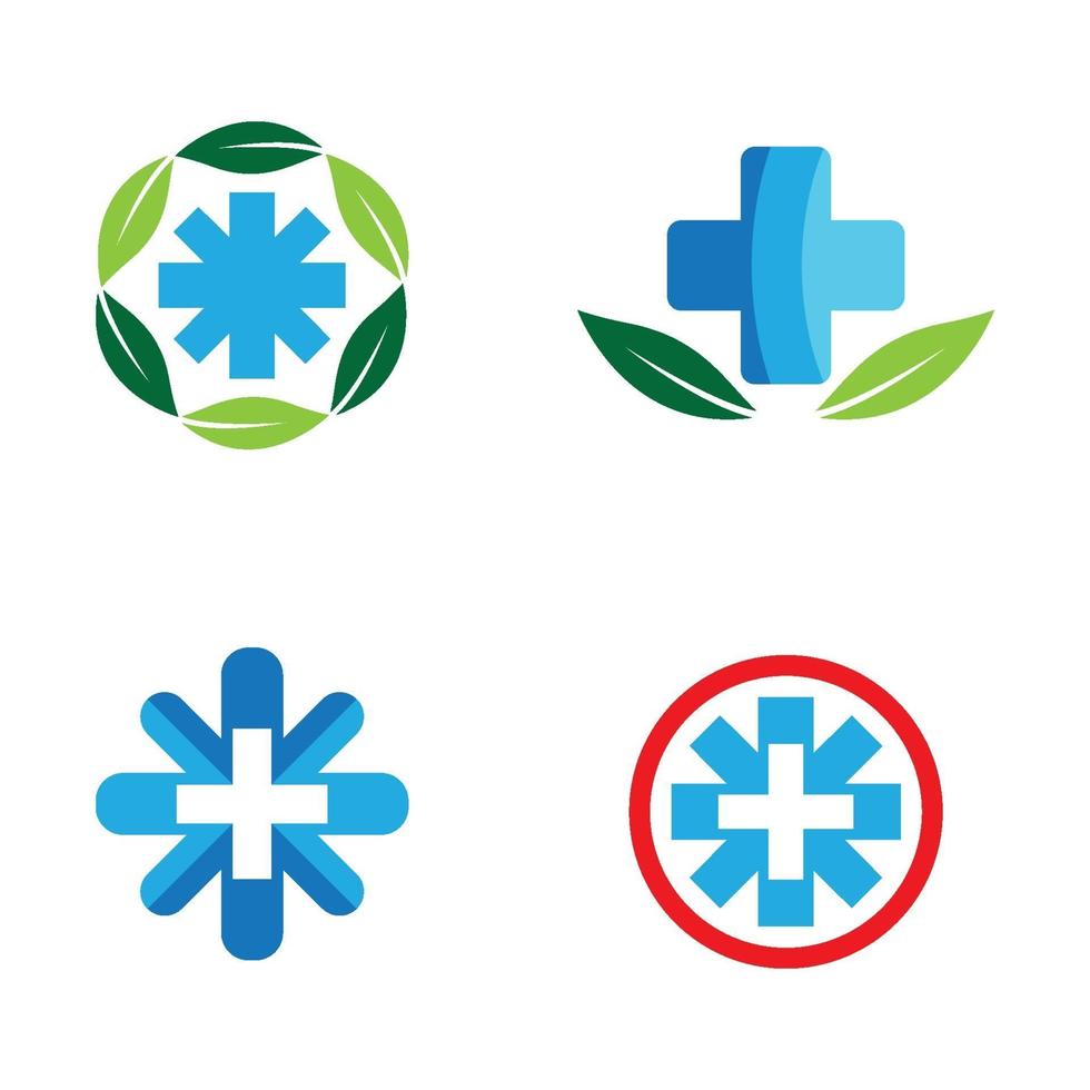 Medical care logo images vector