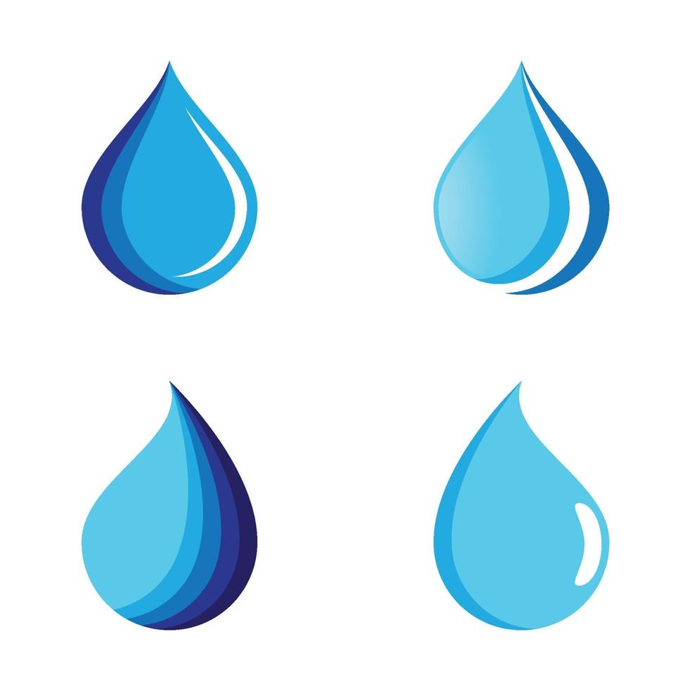 Water drop logo images vector