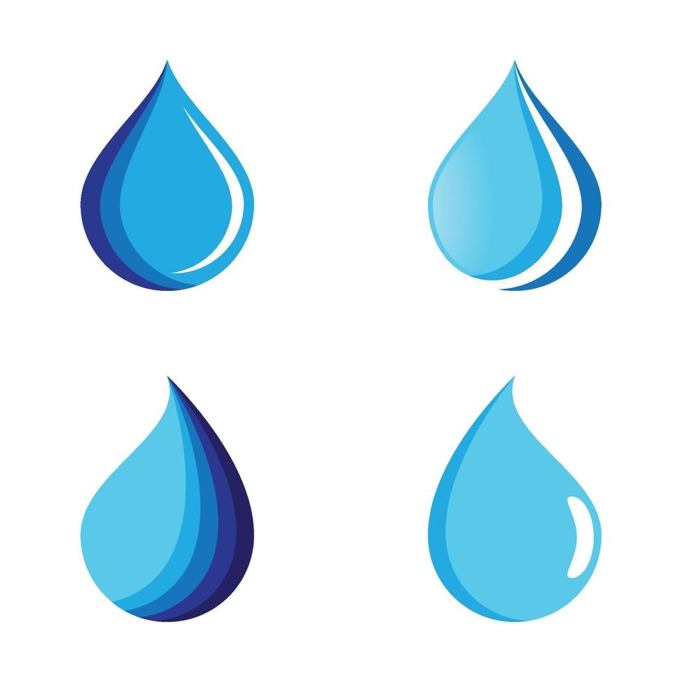 imagenes de gotas de agua vector