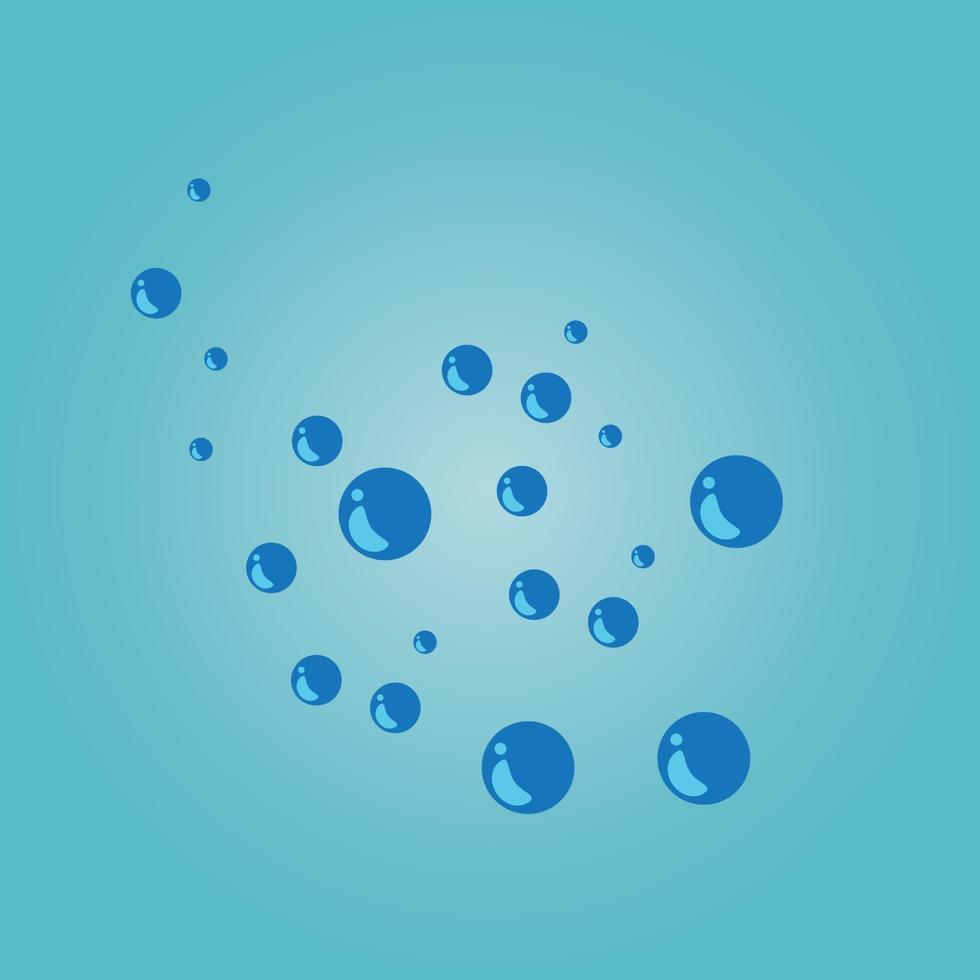 Water bubble images illustration vector