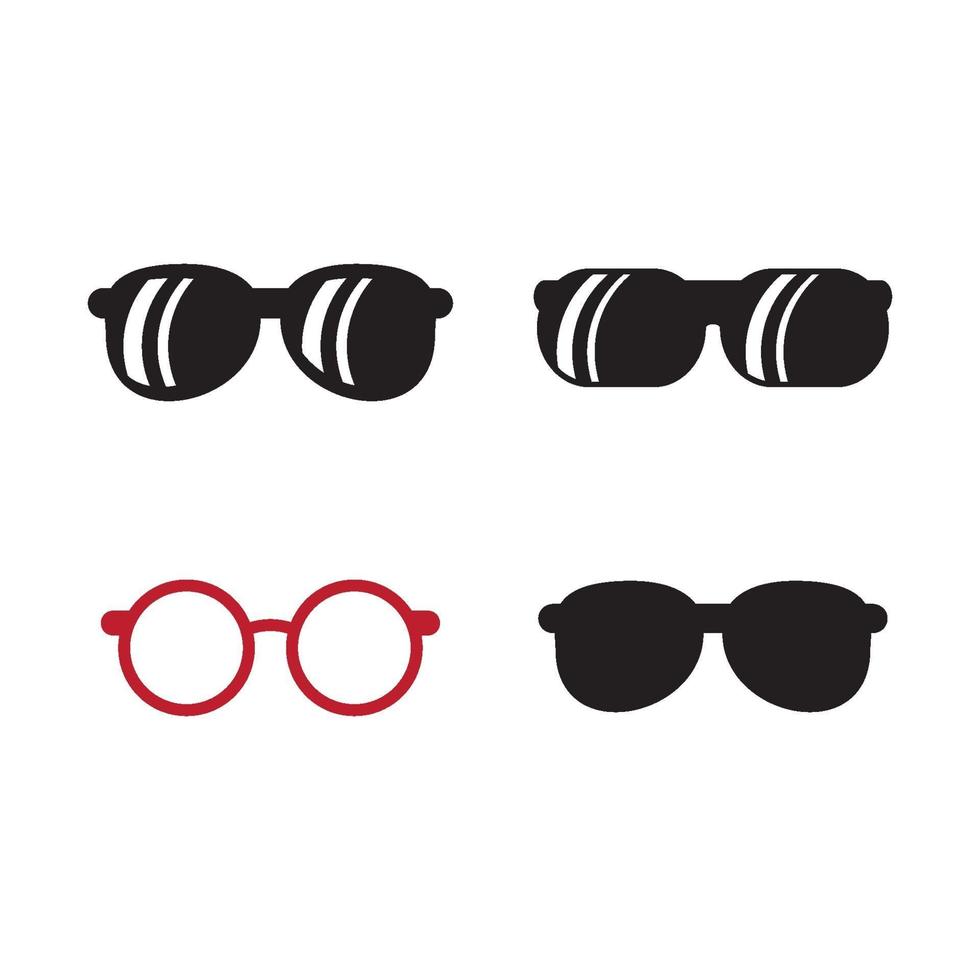 Glasses logo images illustration vector