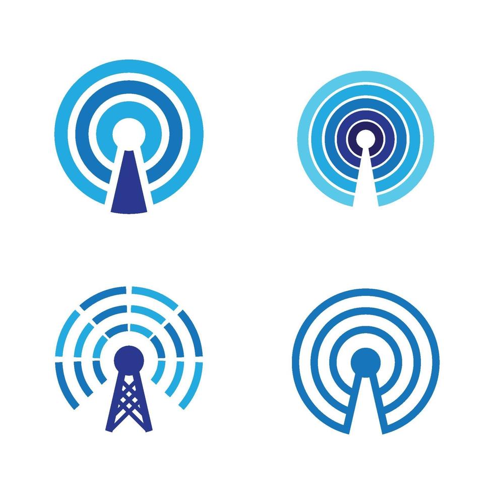 Wireles logo images illustration vector