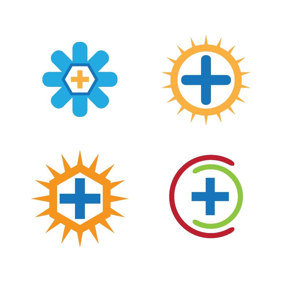 Medical care logo images vector