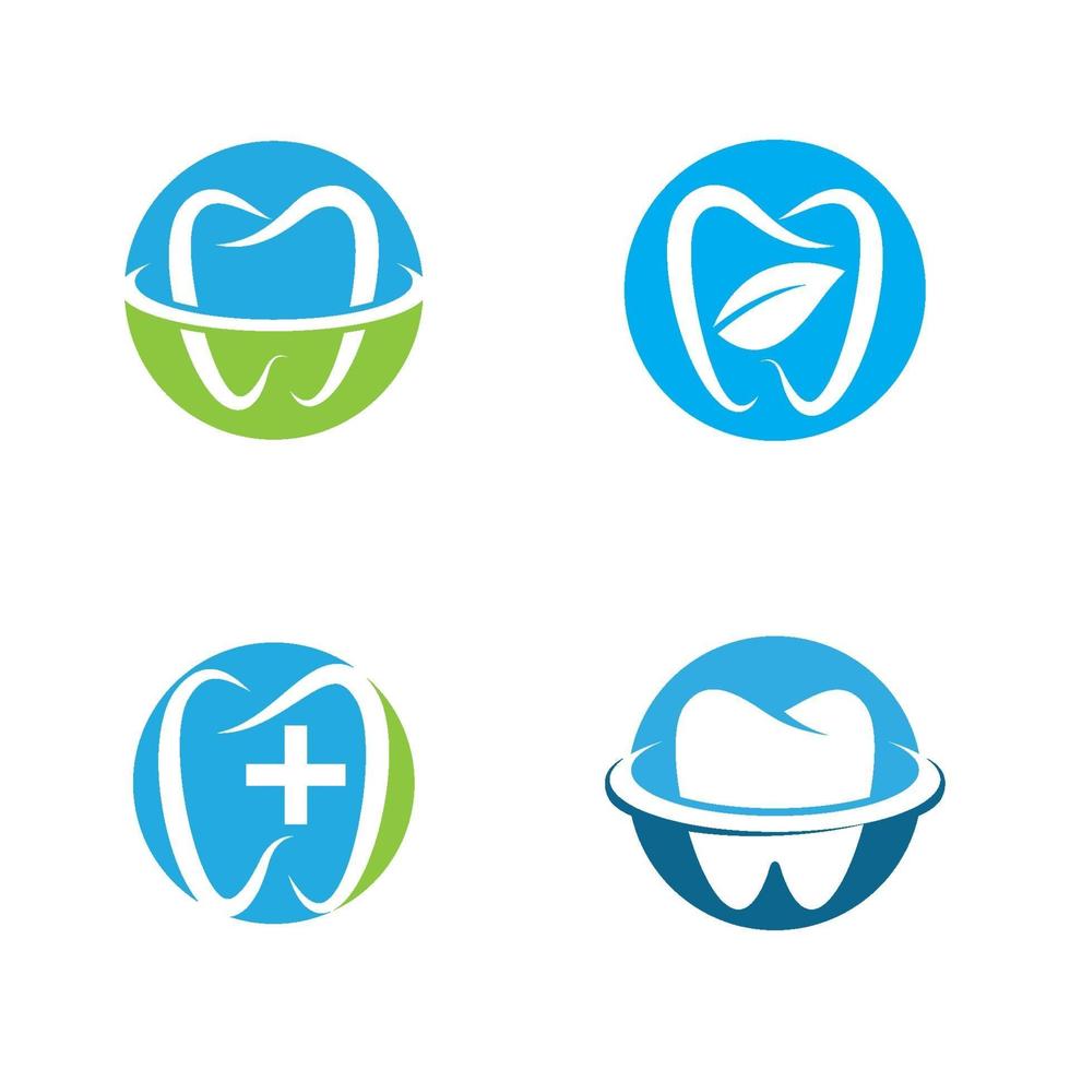 Dental care logo images vector
