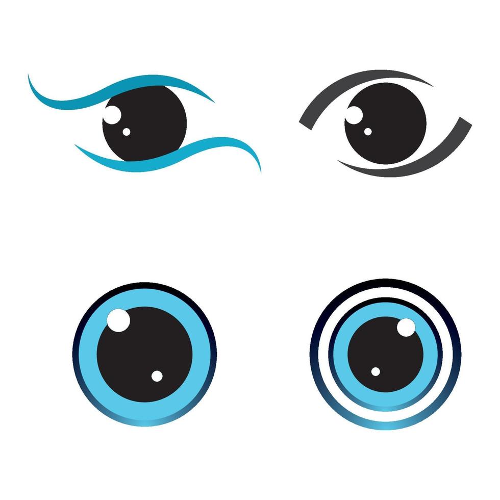 imágenes de logo cuidado de ojos vector