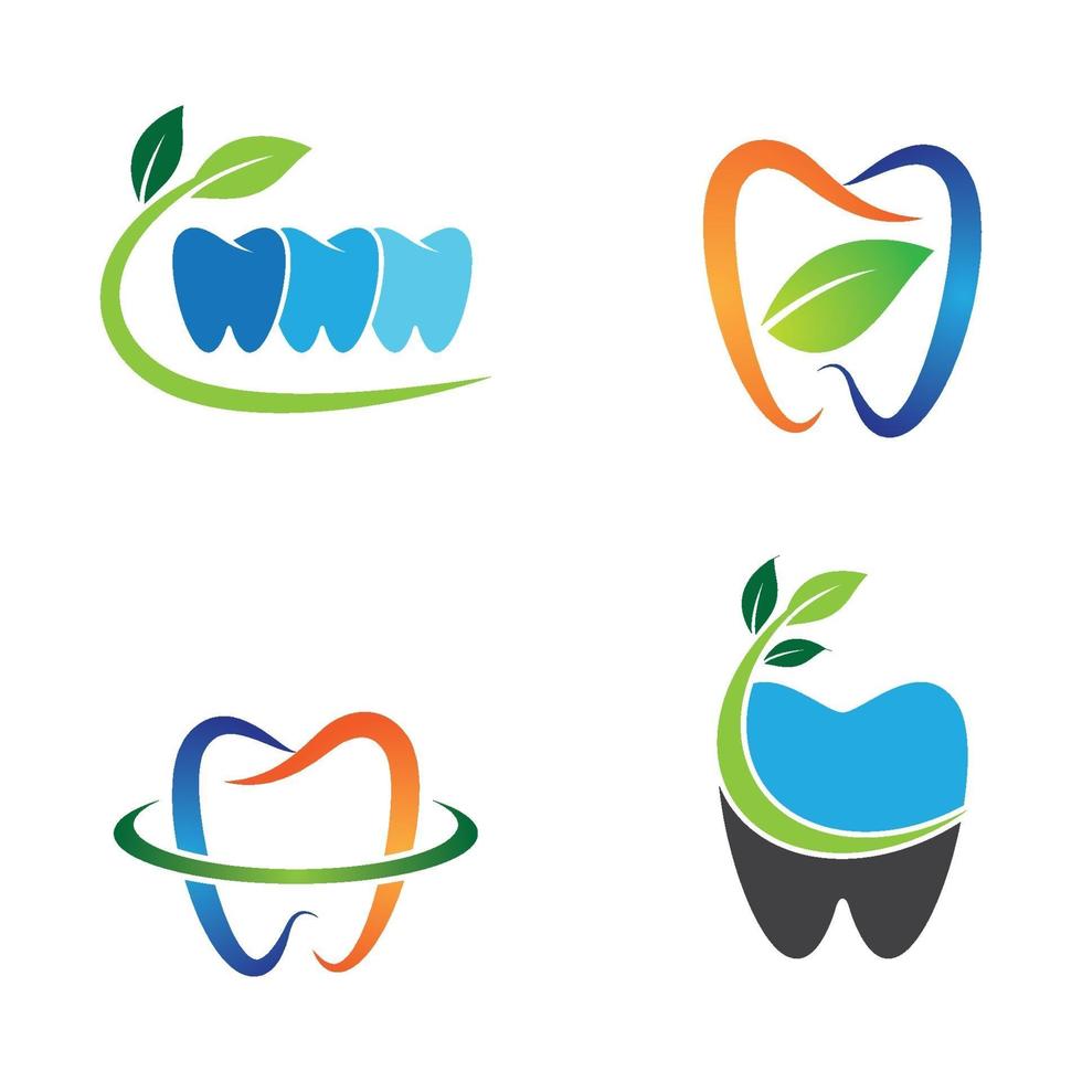 Dental care logo images vector