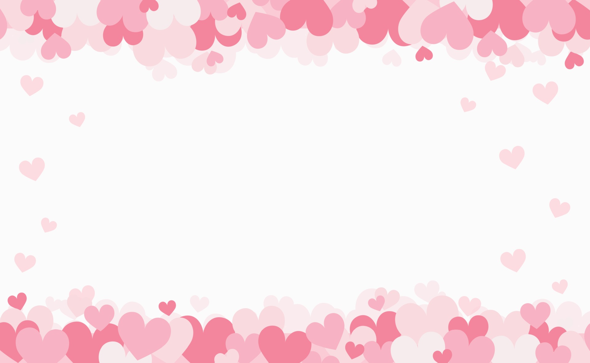 Set of festive red and pink hearts - Vector illustration 2036665 Vector ...