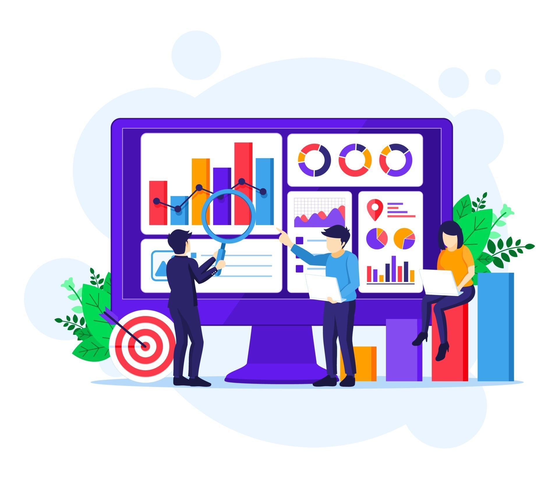 Data Analysis concept 2037248 Vector Art at Vecteezy