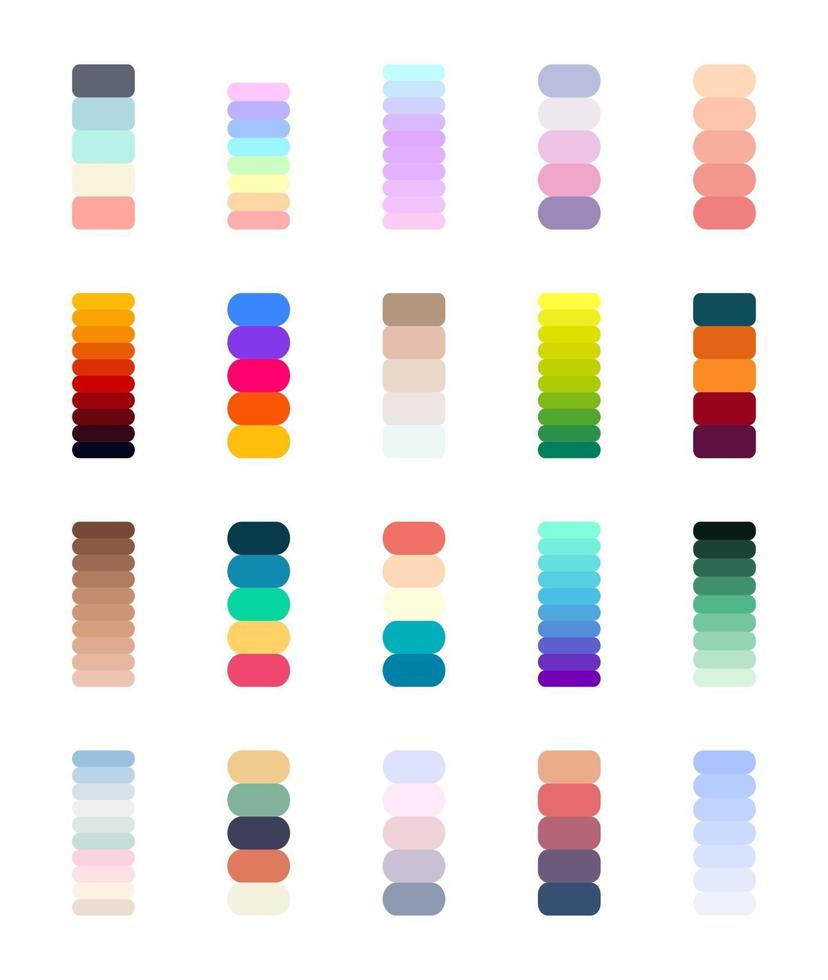 New gradient trend. Perfect colors for design. Vector. vector