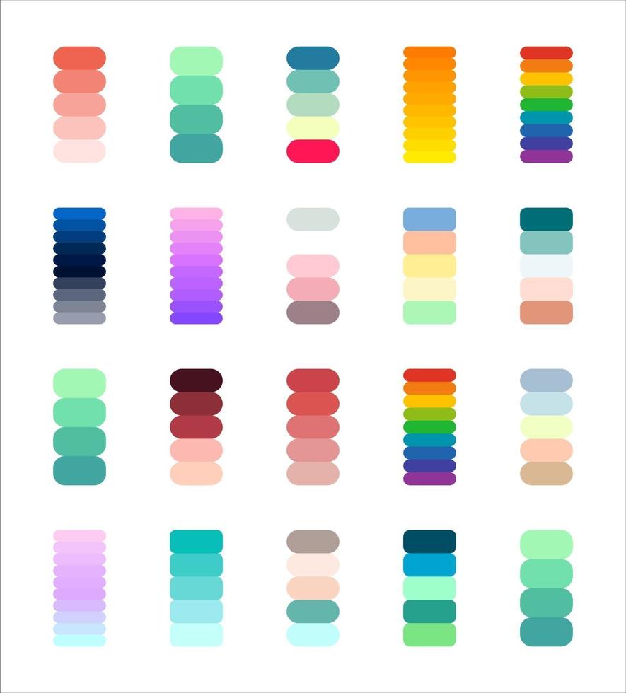 nueva tendencia de gradiente. colores perfectos para el diseño. vector. vector