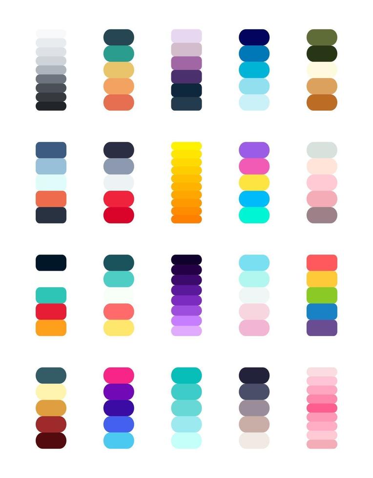 New gradient trend. Perfect colors for design. Vector. vector