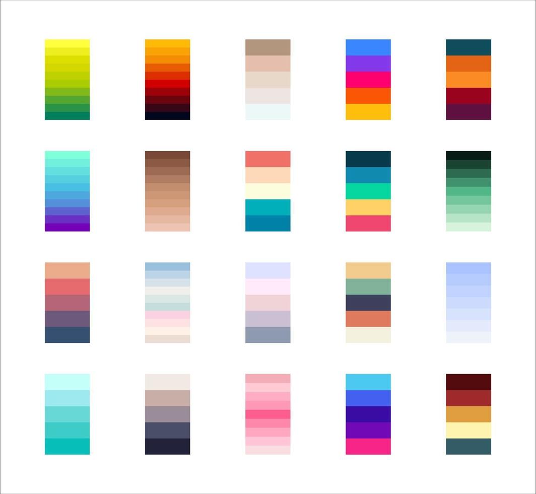 New gradient trend. Perfect colors for design. Vector. vector