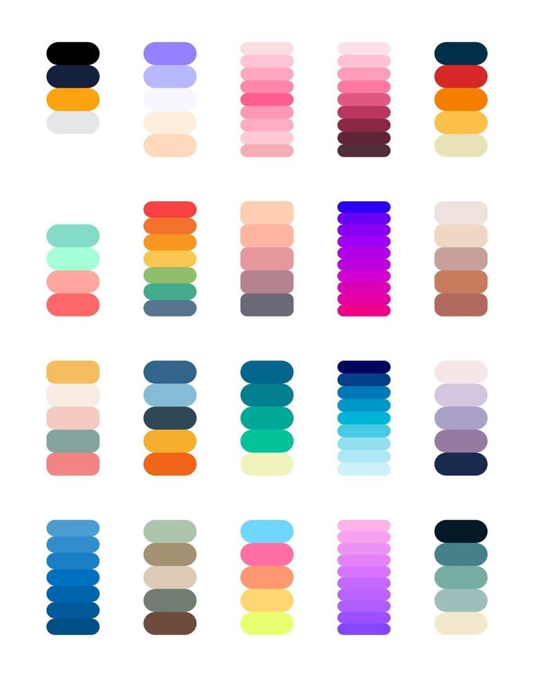 nueva tendencia de gradiente. colores perfectos para el diseño. vector. vector