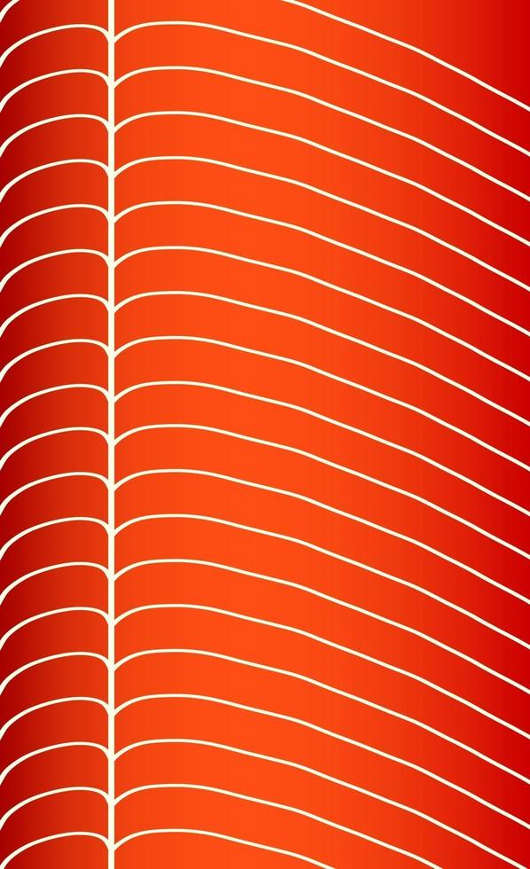 Salmon fillet texture, fish pattern. vector