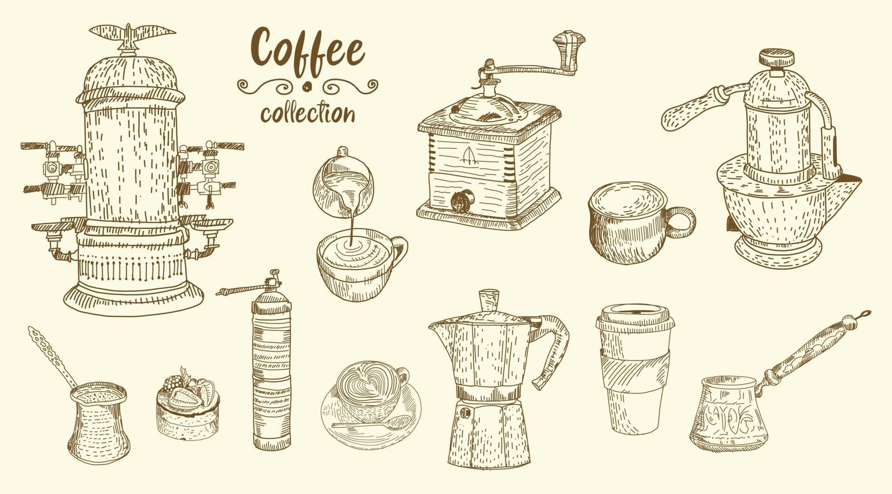 Coffee house menu. Restaurant cafe menu. vector